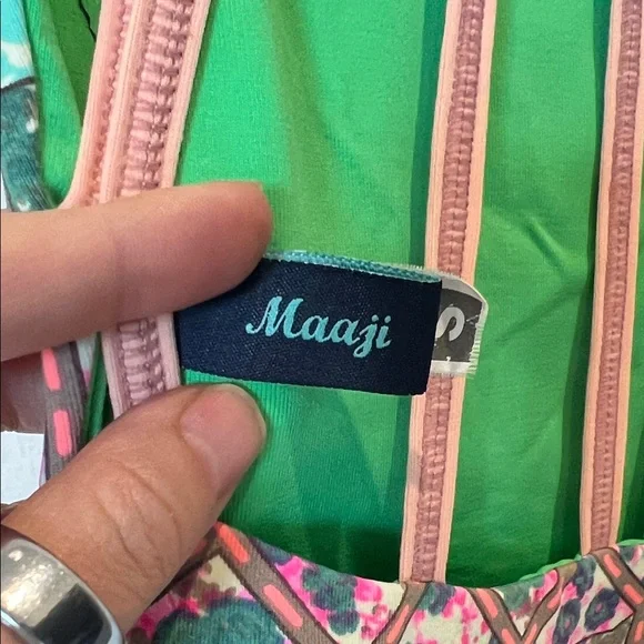 Maaji Anthropologie Maxi Dress Multicolor - Picture 4 of 5